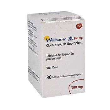 WELLBUTRIN XL 300 mg x 30 tabletas