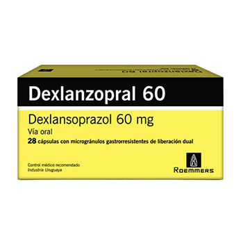 DEXLANZOPRAL 60 mg x 28 capsulas