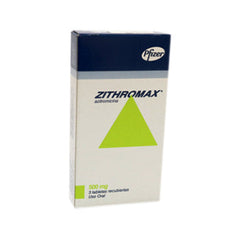 ZITHROMAX 500 mg x 3 TABLETAS