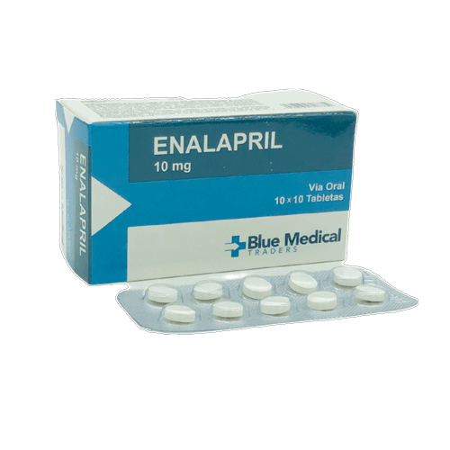 Enalapril Blue Medical 10mg x 100 Tabletas