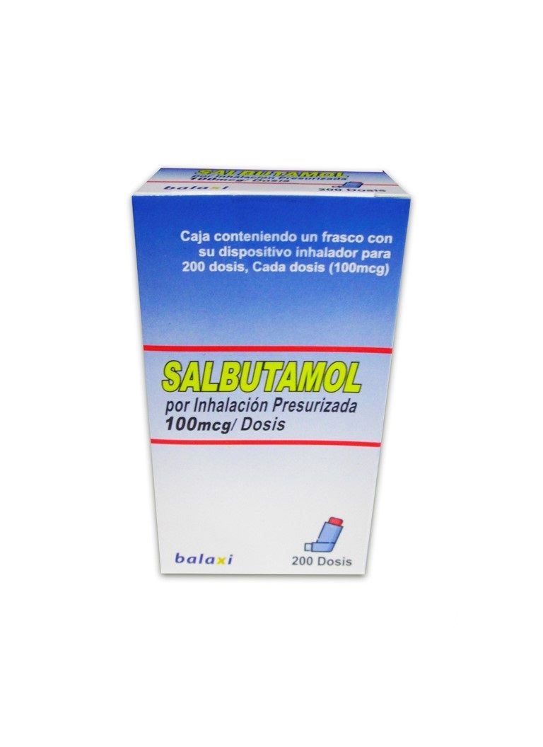 Salbutamol Inhalador 100Ncg/Dosis