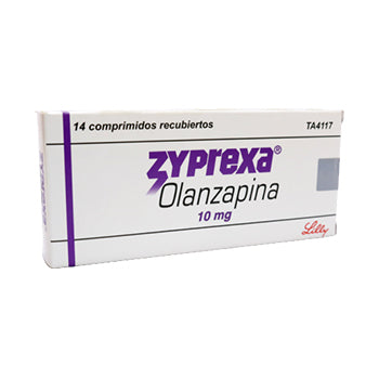 ZYPREXA 10 mg x 14 TABLETAS