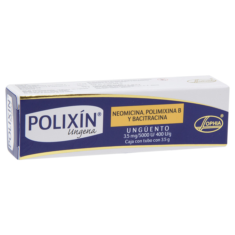 POLIXIN UNGENA UNGUENTO 3.5 mg/5000 U/400 U/g CAJA CON TUBO CON 3.5 g