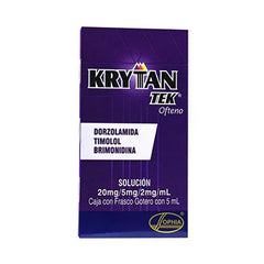 KRYTANTEK OFTENO SOLUCION 20 mg/5 mg/2 mg/mL CAJA CON GOTERO CON 5 mL