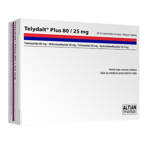 Telydalt Plus 80/25 mg x 28 Comprimidos