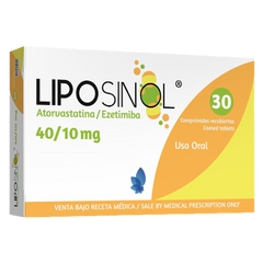 Liposinol 40/10mg x 30 Comprimidos