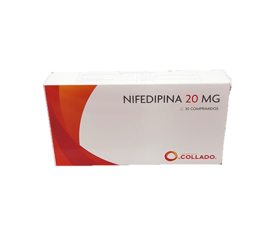 Nifedipina 20 mg x 30 Comprimidos