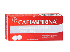 CAFIASPIRINA COMPRIMIDOS CAJA CON 40