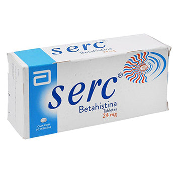 SERC TABLETAS 24 mg CAJA CON 30