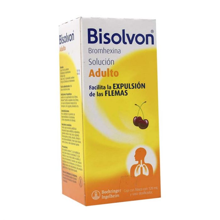 BISOLVON ADULTO SOLUCION ADULTO CAJA CON FRASCO CON 120 mL