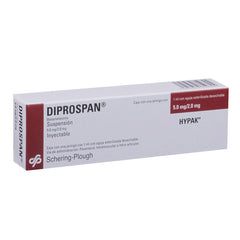 DIPROSPAN HYPAK SUSPENSION 5.0 mg/2.0 mg CAJA CON JERINGA CON 1mL