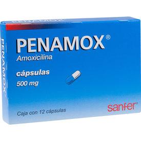 PENAMOX CAPSULAS 500 mg CAJA CON 12