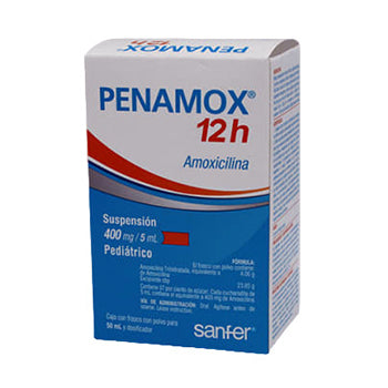 PENAMOX 12h SUSPENSION 400 mg/5 mL FRASCO CON 50 mL