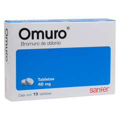 OMURO TABLETAS 40 mg CAJA CON 15