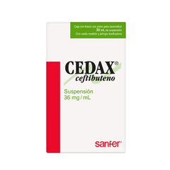 CEDAX SUSPENSION 36 mg/mL FRASCO CON 30 mL
