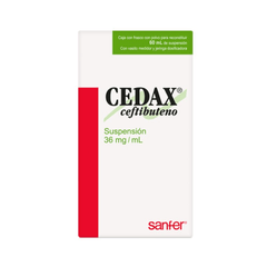 CEDAX SUSPENSION 36 mg/mL FRASCO CON 60 mL