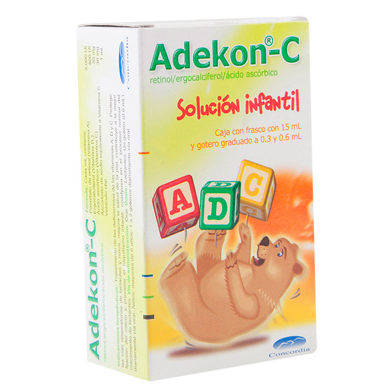 ADEKON C SOLUCION INFANTIL FRASCO CON 15 mL