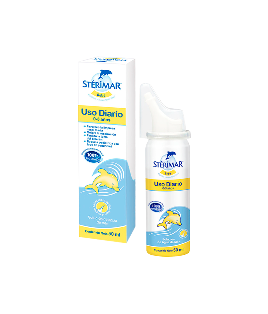 Compra Sterimar Spray Nasal Bebé 50 ml limpiador【ENTREGA 24H*】