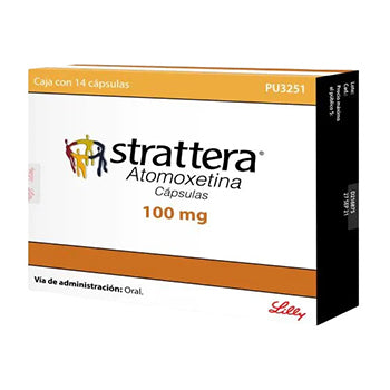 STRATTERA CAPSULAS 100 mg CAJA CON 14