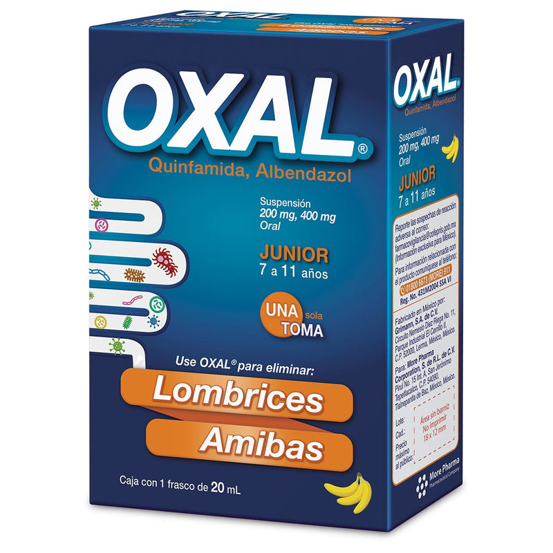 OXAL JUNIOR SUSPENSION 200 mg 400 mg FRASCO CON 20 mL