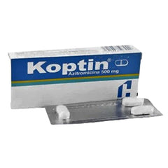 KOPTIN 4 TABLETAS 500 mg CAJA CON 4