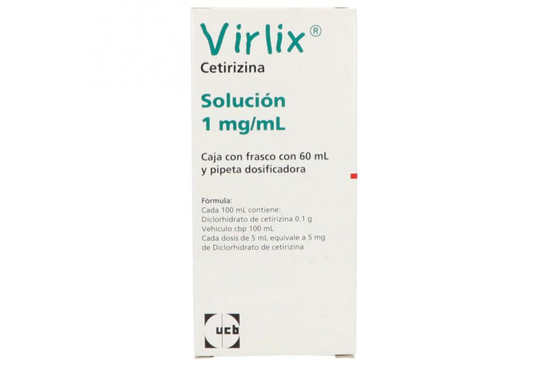 VIRLIX SOLUCION 1 mg/mL CAJA CON FRASCO CON 60 mL