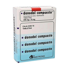 DONODOL TABLETAS 125 mg/10 mg CAJA CON 10