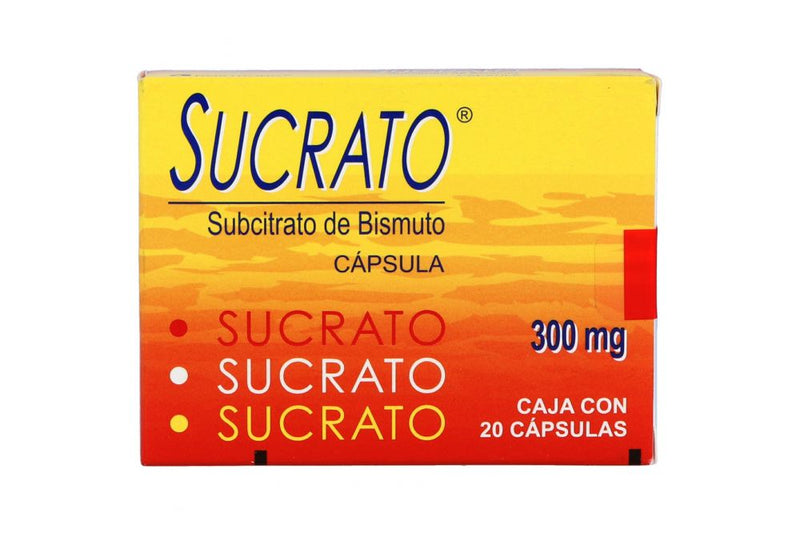 SUCRATO CAPSULAS 300 mg CAJA CON 20