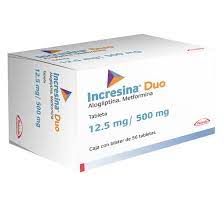 INCRESINA DUO TABLETAS 12.5 mg/500 mg CAJA CON 56