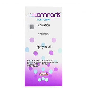 OMNARIS SUSPENSION SPRAY NASAL 0.714 mg/mL FRASCO CON 12.5 g-120 DOSIS