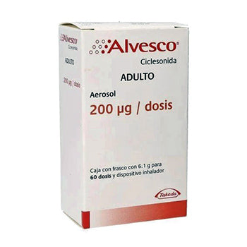 ALVESCO AEROSOL 200 ug/DOSIS CAJA CON FRASCO CON 6.1 g