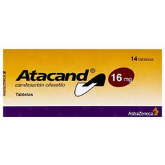 ATACAND TABLETAS 16 mg CAJA CON 14