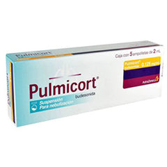 PULMICORT SUSPENSION 0.125 mg/mL CAJA CON 5 AMPOLLETAS DE 2mL