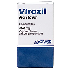 VIROXIL COMPRIMIDOS 200 mg FRASCO CON 25