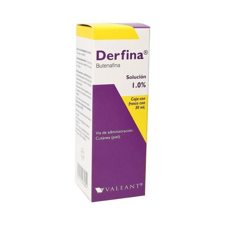 DERFINA SOLUCION 1% FRASCO 30 mL