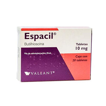 ESPACIL TABLETAS 10 mg CAJA CON 20