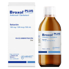 BROXOL PLUS SOLUCION 150 mg/100 mcg/100 mL FRASCO CON 120 mL