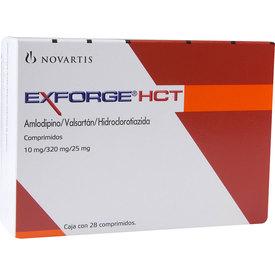 EXFORGE HCT COMPRIMIDOS 10 mg/320 mg/25 mg CAJA CON 28