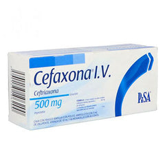 CEFAXONA IV SOLUCION INYECTABLE 500 mg