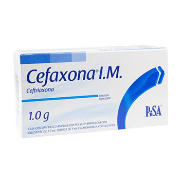 CEFAXONA IM SOLUCION INYECTABLE 1.0 g