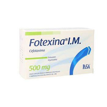 FOTEXINA IM SOLUCION INYECTABLE 500 mg