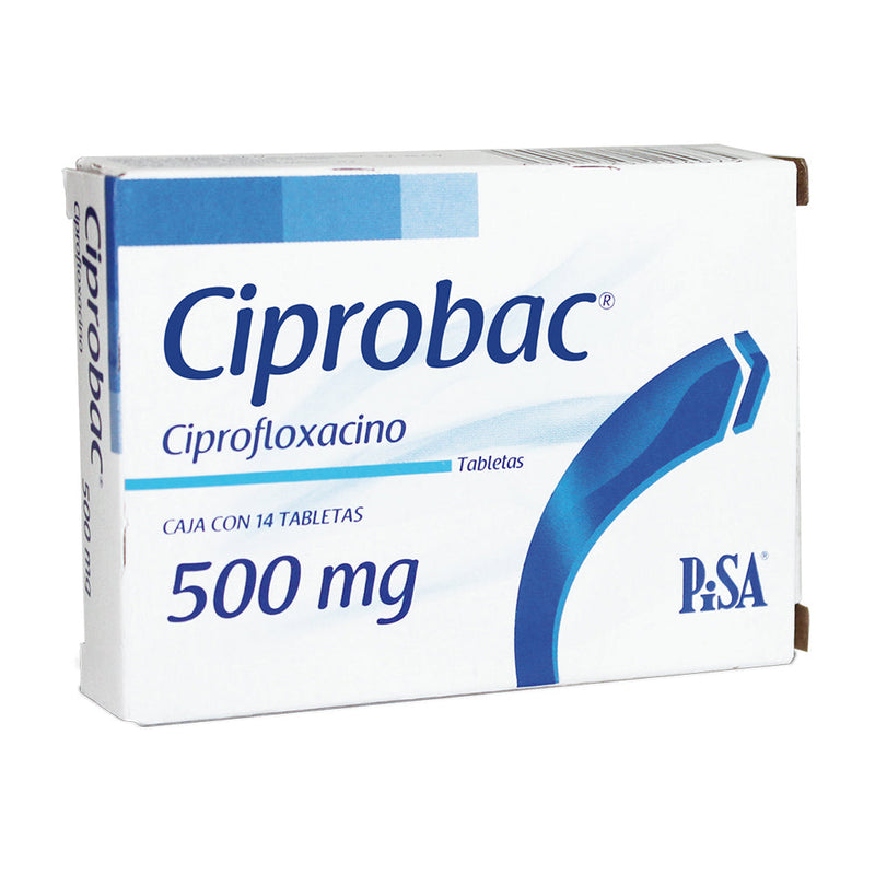 CIPROBAC TABLETAS 500 mg CAJA CON 14
