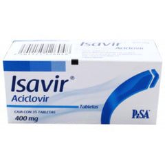 ISAVIR TABLETAS 400 mg CAJA CON 35