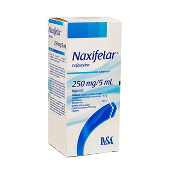 NAXIFELAR SUSPENSION INFANTIL 250 mg/5 mL