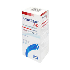 AMOXICLAV BID SUSPENSION 200 mg/28.57/5 mL FRASCO CON 70 mL