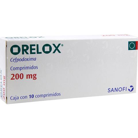 ORELOX COMPRIMIDOS 200 mg CAJA CON 10