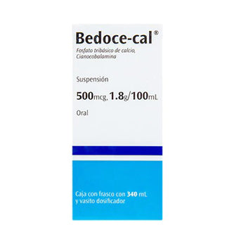 BEDOCECAL SUSPENSION 500 mcg 1.8 g/100 mL CAJA CON FRASCO CON 340