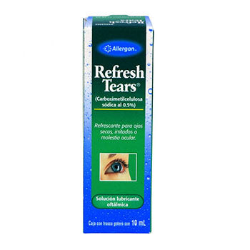REFRESH TEARS SOLUCION OFTALMICA 0.5% 10 mL