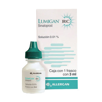 LUMIGAN RC SOLUCION 0.01% CAJA CON FRASCO CON 3 mL