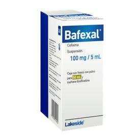 BAFEXAL SUSPENSION 100 mg/5 mL CAJA CON FRASCO PARA 50 mL